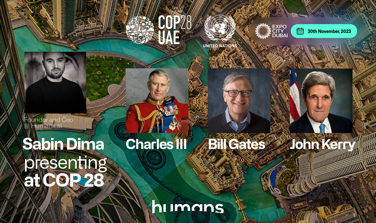 AI-Driven Innovations Unite at COP 28: Humans.ai will be on stage alongside Global Leaders