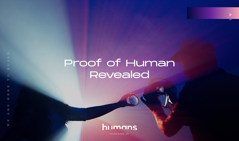 Humans.ai presents: the Proof of Human technology