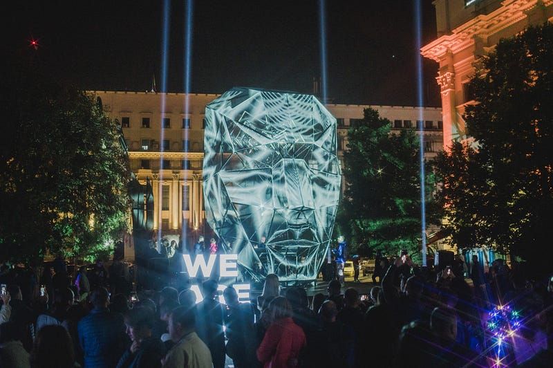 Humans.ai wows thousands of people with its synthetic AI Guide in Bucharest